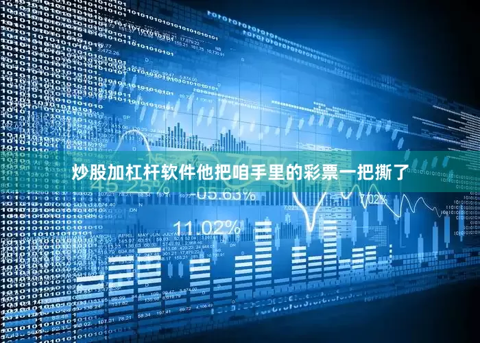 炒股加杠杆软件他把咱手里的彩票一把撕了